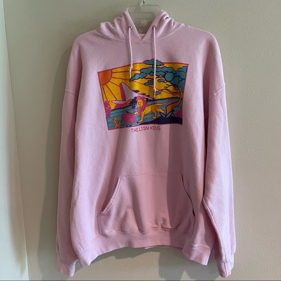 Disney Tops - ❌‼️SOLD‼️❌ Disney Lion King Pink Hooded Sweatshirt